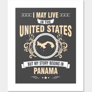 My story begins in Panama. Posters and Art